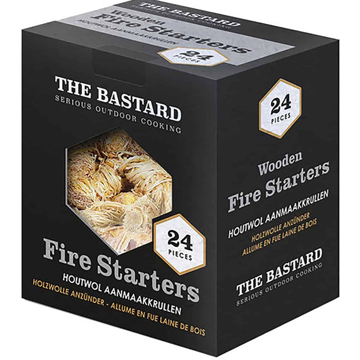 kamado The Bastard Wooden Fire Starters 24st 350gr