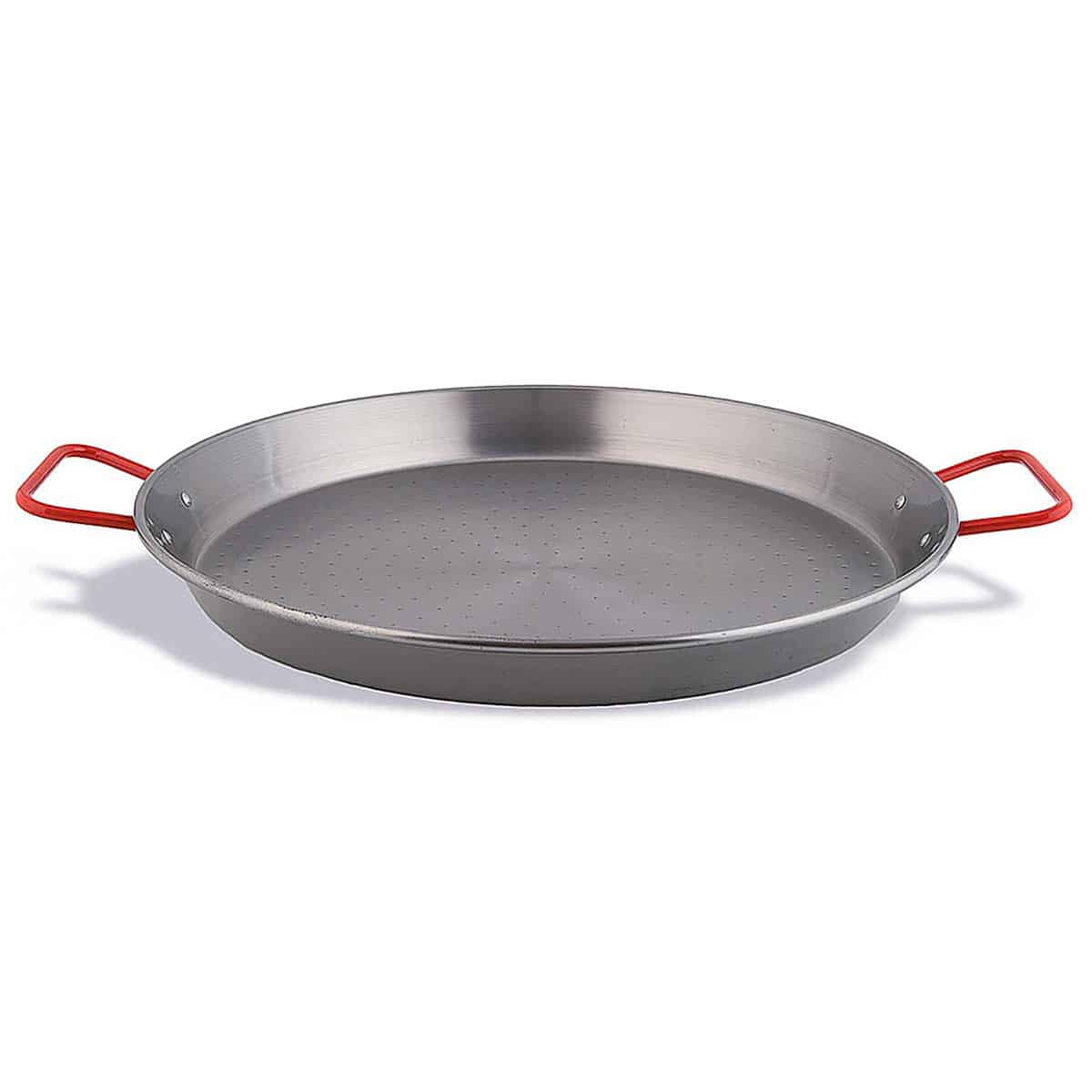 Paellera Valenciana en Acero Pulido de 24 cm. Ideal para The Bastard.