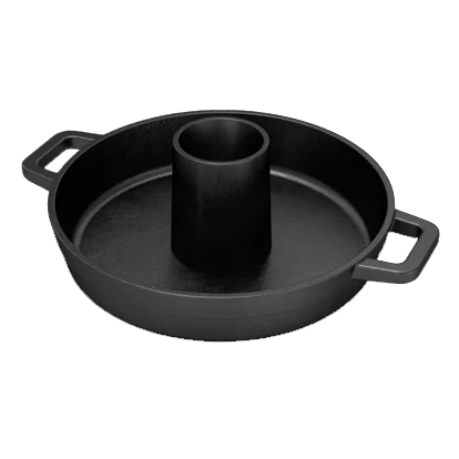 The Bastard Chicken Sitter Cast Iron Asador de Ave -